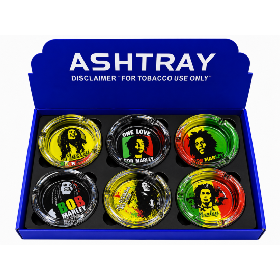 Glass Ashtray Round, Item No SMK - 1965 , Pack of 6