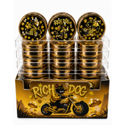 3Part Plastic Grinder Rich Dog, Item code SMK - 4287 - Pack of 24 
