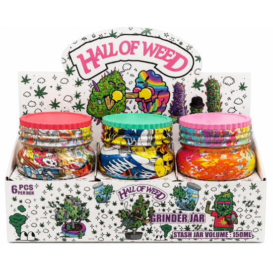 Grinder With Storage Small Size Assorted Designs Item No SMK - 1774 Pack of 6 x 150ml