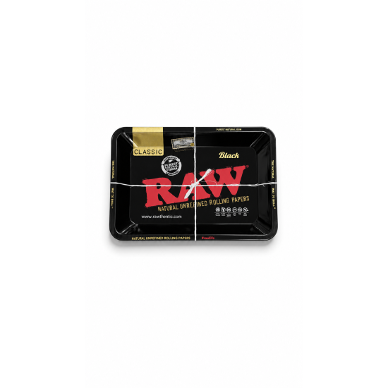 Raw Tray Empty Small Size Black Colour - Pack of 1 