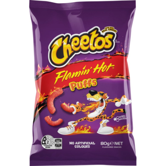 Cheetos Puff Flamin Hot - 80g image