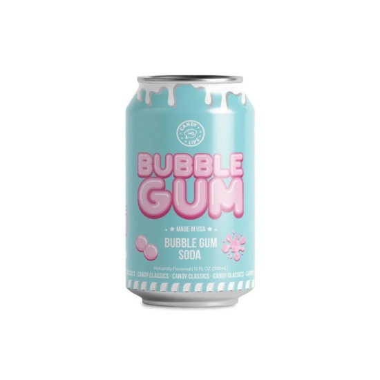 Candy Lips Bubble Gum - Pack of 12 x 355ml 