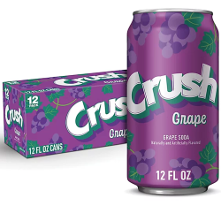 CRUSH GRAPE CANS 12OZ / 12PCS  