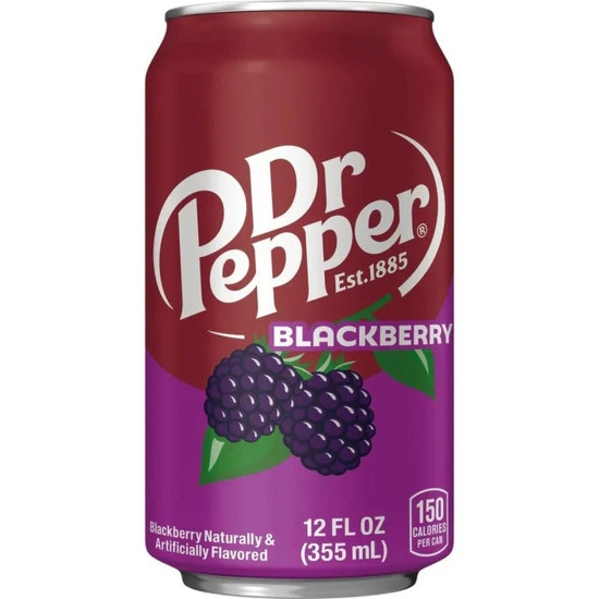 DR PEPPER BLACKBERRY 12OZ/ 12PCS Soda image