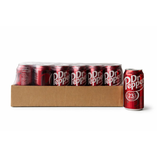Dr Pepper Original 23 Flavour Big Cans 16OZ/ 24PCS Soda, Drinks & Beverages image