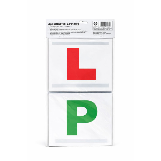 Magnetic L&P Plates Pack of 4